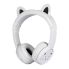 BuddyPhones PlayEars+ BEAR White - Bluetooth or Wired