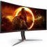 AOC CU34G2XP 34" VA Curved Monitor - 3440x1440, 21;9, 1ms, 180Hz, AdaptiveSync, 2xHDMI, 2xDP, 4xUSB, VESA, Adjustable Height, Tilt, Swivel