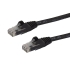 Startech .com 10m CAT6 Ethernet Cable - Black CAT 6 Gigabit Ethernet Wire -650MHz 100W PoE RJ45 UTP Network/Patch Cord Snagless w/Strain Relief Fluke Tested/Wiring is UL Certified/TIA