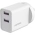 Comsol 12W Dual USB-A Wall Charger