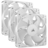 Corsair RS120 Computer case Fan 12 cm White 3 pc(s), 120 mm, 36 dB, 72.8 CFM, 4-pin PWM, 3-pack