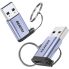 Benfei 407GY (2 Pack) USB Type-A to USB-C Adapter Male to Female Supporting 5V 3A Charging and 10Gbps Data Transmit