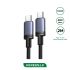 UGreen 2M USB-C to USB-C Cable PD 100W Aluminum Black