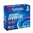 Verbatim DVD+R DL (Dual Layer) 8.5GB/8X -  5 Pack Jewel Cases, DataLifePlus