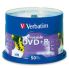 Verbatim DVD+R 4.7GB/16X - 50 Pack Spindle, White InkJet Printable