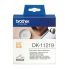 Brother DK-11219 White round die-cut labels for the QL Labeller 12mm - 1200 per roll