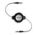 Belkin Retractable Car-Stereo Cable for iPod and iPhone - F3X1980-4.5-BLK
