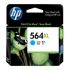 HP CB323WA #564XL Ink Cartridge - Cyan, 750 Pages - For HP B109A/B109N/B110A/B209A/C309A/C309G/C5380/C6380/D5460 Printer