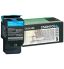 Lexmark C540H1CG Toner Cartridge - Cyan, 2,000 Pages, High Yield, Return Program - for C540, C543, C544