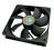 CoolerMaster R4-S2S-124K Silent Cooling Fan - 120x120x25mm, 1200rpm, 44.73CFM, 19.1dBA - Black