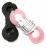 Gecko Sidewinder Earbud Cable Management - 2 pack, Pink & Black