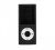 Gecko Silicone Skin Glove w. Screenguard - Black, for iPod Nano 4G