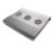 CoolerMaster Notepal W2 - 3 Fans, Silver, 2x USB2.0, Up to 17