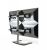 Atdec VFS-Q Visidec Freestanding Quad Monitor Stand - BlackSuitable for 12