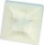 NoBrand Cable Ties - Natural, Mounts Adhesive, 12.5mm, Pack of 1000