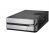 Aywun MW-107 Mini-ITX Slimline Narrow Case - 60W Fanless PSU, Black w/Silver flip-down front 1x SlimODD bay, 1x 2.5int Front Audio, USB