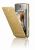 Samsung F480 Handset - Roxy Topaz Gold with Leather Case
