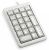 Cherry G84-4700LPBUS-0 Number Pad - 21 Keys, PS/2 - Light Grey