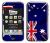 Gizmobies Australian Flag Case - For iPhone 3G