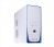 CoolerMaster Elite 310 Midi-Tower Case - NO PSU, White/Blue2xUSB2.0, 1xHD-Audio, Side Panel Security Lock Hole, 1x120mm Fan, ATX