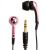 iFrogz EPD33 Plugz Noise Isolating Earbuds - Pink/Black