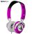 iFrogz Nerve Pipes Headphones - Flowers Violet/Chrome