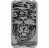 Ed_Hardy Laser Etch Gel Case for iPhone - Black/Grey