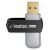 Imation 4GB Swivel Flash Drive - Swivel Connector, Miniature Form Factor, Write Protect Switch, USB2.0 - Silver/Black