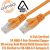 Comsol CAT 6 Network Patch Cable - RJ45-RJ45 - 1.0m, Orange