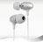 Arctic_Cooling E351-WM Earphones w. Microphone - White/Silver