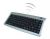 Rock MSZ-KBTRGR Wireless Mini Keyboard - 2.4GHz w. 800DPI Optical Track Ball & Rechargeable