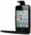 Force Fitted Flip w. Clip Case - To Suit iPhone 4/4S - Black