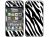 Gizmobies Zebra Case - To Suit iPhone 4 - Black/White