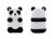 Bone_Collection 4GB Panda Flash Drive - Dustproof, Washable Silicone Coat, Coat Changeable, USB2.0 - White