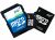 PQI 8GB Micro SD Card - Class 6 - With MiniSD Adapter - Black