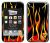 Gizmobies Red Flames Stylish Protective Case - To Suit iPhone 3G/3GS