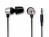 Senzu Stereo Earphone - With Microphone For iPhone - Comfort Wearing, High Quality, 20Hz, 20KHz - Black/Silver