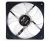 Zalman ZM-F1 FDB Fan - 80x80x25mm, Fluid Dynamic Bearing, 2000rpm. 23dBa - Black Layer/Clear Fan