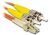 Comsol Multimode Duplex Fiber Patch Cable 62.5/125mm, LC-ST - 15M