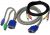 ServerLink SL-DPC-02 Dual KVM Cable - PS2, VGA, Audio - 2M