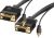 Comsol VGA & Audio Cable H15M-H15M & 3.5mm audio plug - 3M