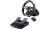 Genius Wireless Trio Racer - 2.4GHz Wireless Vibration Wheel, Rubber Coating Wheel - BlackFor PC/PS2/PS3