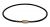 NU HealthPlay Ti-Ge Necklace - 45cm, 2500 Anions (Negative Ions) - Black