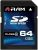 A-RAM 64GB SD SDHC Card - Class 10, Read 20MB/s, Write 18MB/s, Full HD Video Compatible