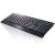 Enermax KB007U-B Aurora Premium Keyboard - Ultra Flat Profile, Aluminium with Diamond-Cut Edges, USB Hub, USB2.0 - Black/Silver