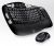 Logitech MK550 Wireless Wave Combo - BlackHigh Performance, 2.4 GHz Wireless Connectivity, 128-bit AES Encryption, Wave-shaped Key Frame