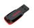 SanDisk 2GB Cruzer Blade Flash Drive - Ultra-compact, SanDisk SecureAccess Software, USB2.0 - Black/Red