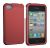 Pure Satin Shell - To Suit iPhone 4 - Merlot Red