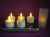 Candle_Light Set of 6 Contact rechargeable Tea Light Candles