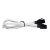 NZXT Power Cable - 1xPCI-E 6-Pin(Male) to 1xPCI-E 6-Pin(Female) - 25cm, White